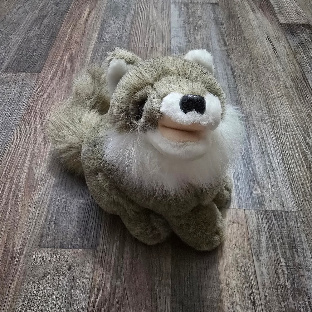 Westcliff Collection Howling Wolf Plush Stuffed Animal  Realistic Forest